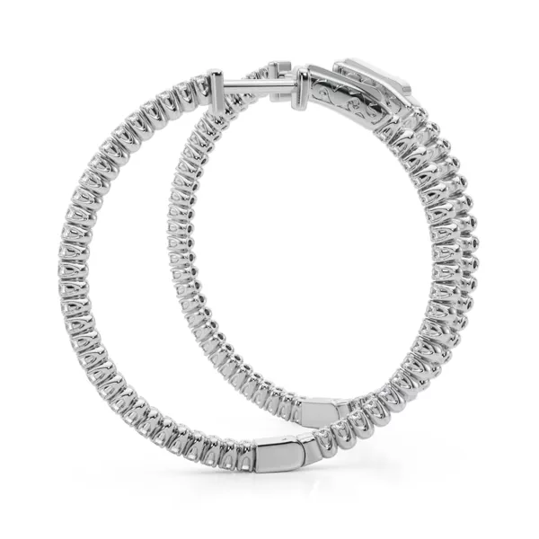 Classic Inside-Out Pavé Lab Diamond Hoop Earrings (1 ct. tw.)